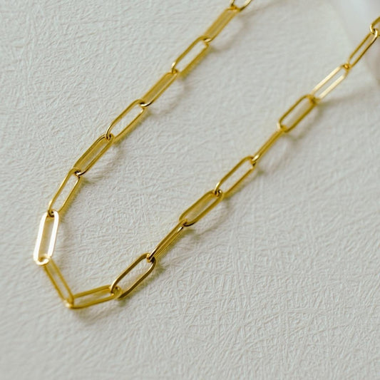 Sofia Paperclip Necklace Stainless Steel