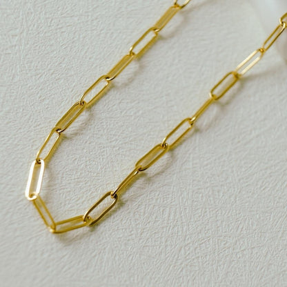 Sofia Paperclip Necklace Stainless Steel